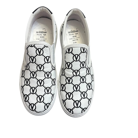 Valentino white and black slip on shoes - Picture 1 of 8